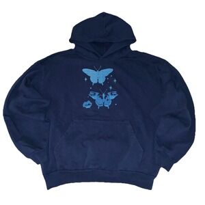 Chappell Roan Butterfly Hoodie L Visions Of‎ Damsels & ODT Tour Merch NEW *hole
